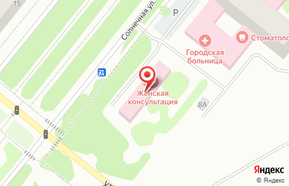 Детская поликлиника, г. Сосновоборск на карте