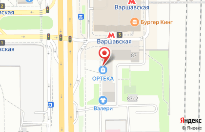 Магазин спецодежды и обуви Восток-Сервис на Варшавском шоссе на карте