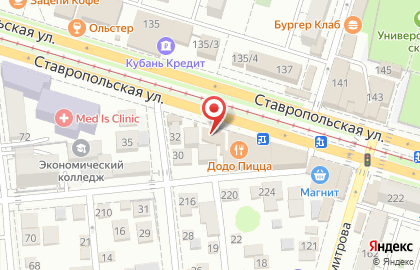Книжный магазин Читай-город на Ставропольской на карте