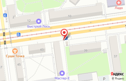 Продуктовый магазин в Екатеринбурге на карте