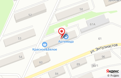 Супермаркет Красное & Белое в Екатеринбурге на карте