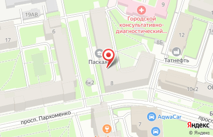 Компьютерный сервис-центр "NotebookOff" на проспекте Пархоменко на карте