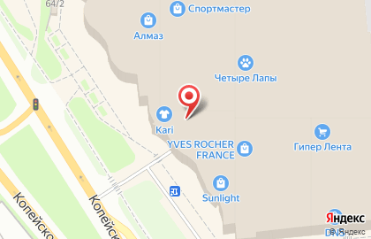 Торговая фирма Профкосметик-Челябинск на Копейском шоссе на карте