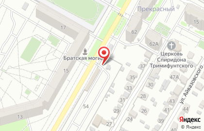 Шиномонтажная мастерская в Краснооктябрьском районе на карте