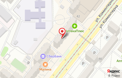 Моделайн на карте