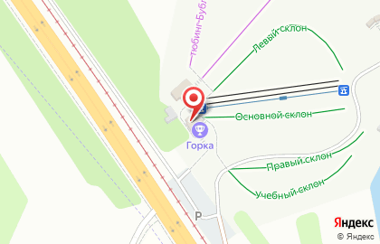 Горнолыжный центр на карте