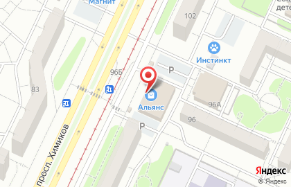 Торговый центр Альянс в Нижнекамске на карте