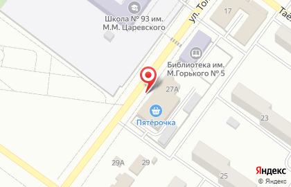 Супермаркет Пятёрочка в Красноярске на карте