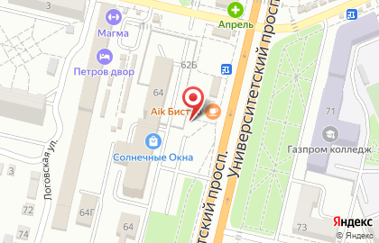 Ростелеком, ЗАО Волгоград-GSM на Университетском проспекте на карте