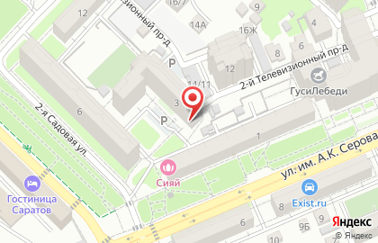 Торгово-сервисная компания Элбис-Центр в Октябрьском районе на карте