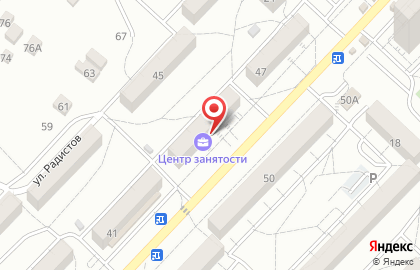 Отдел занятости населения Тракторозаводского и Краснооктябрьского района на карте