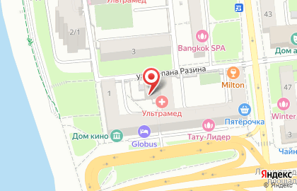 Центр отдыха На Ленинградской на карте