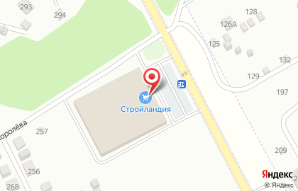 Гипермаркет строительных и отделочных материалов Стройландия на карте