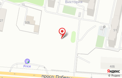 АЗС Лукойл на проспекте Победы на карте