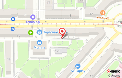 Академия праздника на улице Ленинградской на карте