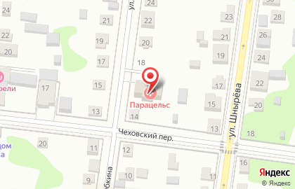 Новый Потолок на карте