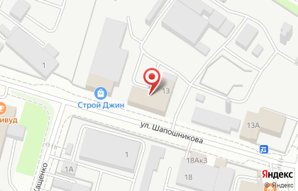 Торговая фирма Вектор на улице Шапошникова на карте