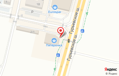 Универсам Пятёрочка в Калининграде на карте