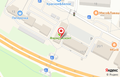 Киоск по продаже хлебобулочных изделий, г. Обь на карте