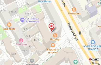 Бизнес-центр Экоофис на Тверской улице на карте