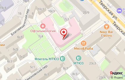 РМАПО в Мамоновском переулке на карте