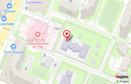 Школа №2114 с дошкольным отделением на Бульваре Дмитрия Донского на карте