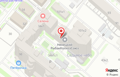Атлет на Поморской улице на карте