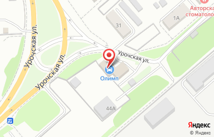 Бизнес-центр на Урочской на карте