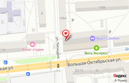 Магазин Винный склад на Большой Октябрьской улице на карте