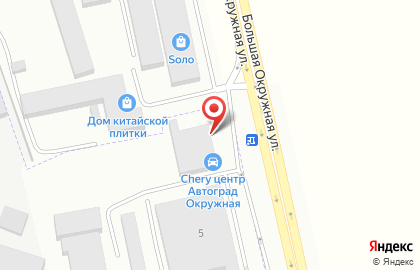 Автотехцентр АВТОЦЕНТР АВТОГРАД газ на Большой Окружной улице на карте