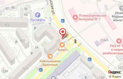 Кафе Aztec в переулке Макарова на карте