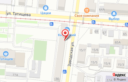 Ортопедический салон ОРТЕКА на Заводской улице на карте