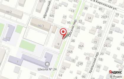 Ателье на Обском в Обском переулке на карте