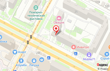Медицинская компания Инвитро в Пролетарском районе на карте