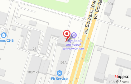 Оса на улице Богдана Хмельницкого на карте