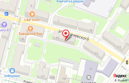 Cebora на улице Тухачевского на карте
