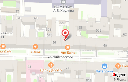 Автосервис Express на улице Чайковского на карте