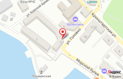 Официальный партнер Яндекс.Такси Парк РиК в Калининграде на карте