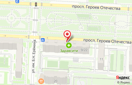 Магазин разливного пива Краны в Кировском районе на карте