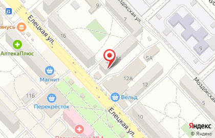 Парикмахерская Мира в Ворошиловском районе на карте