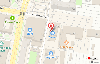 Магазин медицинской одежды Elit в Железнодорожном районе на карте