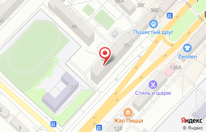 Центр выдачи и приема посылок Почта России в Краснооктябрьском районе на карте