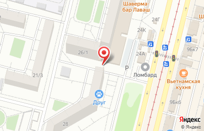 Продуктовый магазин Чеснок на карте