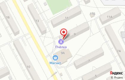 Салон-парикмахерская Пчёлка на улице Семашко на карте