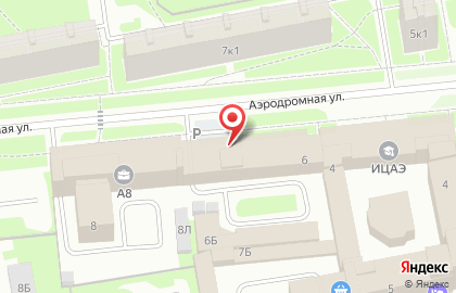 Торговая компания Форсаж на Аэродромной улице на карте
