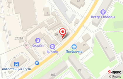 Магазин Рузское Молоко в Москве на карте