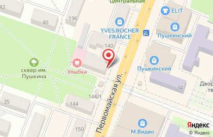 Sela на Первомайской улице на карте