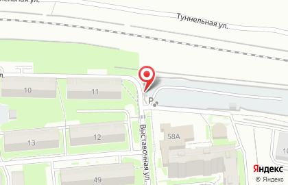 Автостоянка в Новосибирске на карте