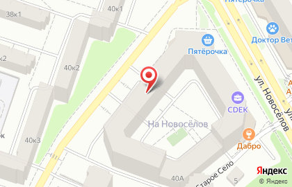 ПромТехЦентр на улице Новосёлов на карте