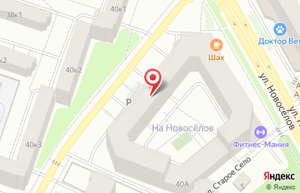 ПромТехЦентр на улице Новосёлов на карте